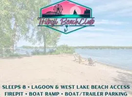 Triboji Beach Club Cottage off West Lake Okoboji