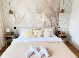 Stilvolles Boho-Apartment nahe Mainz mit Balkon & Parkplatz