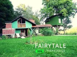 Tree house Ramona & Fairytale wooden house by Ljubljana