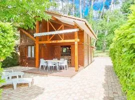 Plénitude arborée, Chalet Khélus avec piscine