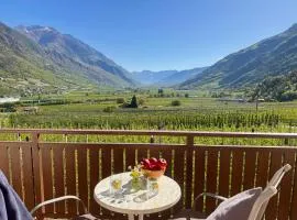 Residence Feldhof im Vinschgau zwischen Apfelwiesen & Bergblick Ruhe finden - inklusive Guestpass