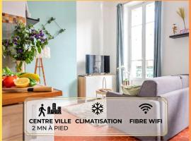 Le Garibaldi - Idéal Couple & PRO- Animaux acceptés - 5min à pied du Port - CENTRE VILLE - Commerces - Plage 10min en voiture - WIFI HD - Parking GRATUIT dans la rue, hotell sihtkohas La Seyne-sur-Mer