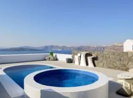 Splendid Santorini Villa Villa Vista 3 Bedrooms Private Pool & Spa Bath
