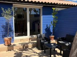 Maison Gekko I & II, climatisée avec patio, places de parking privées, plage à 800m, hôtel à Palavas-les-Flots
