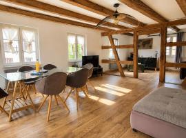 Furdenheim में, होटल Spacious 100sqm apartment - 40sqm living room - private parking near Strasbourg