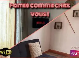 Villa Zola climatisé proche du centre et de la gare