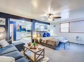 King Bed Studio | 60" HDTV | Safe | Close to Metra