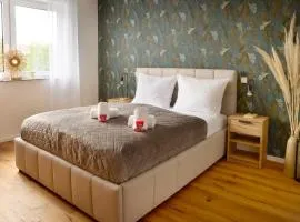 Modernes-Apartment nahe Mannheim Balkon & Stellplatz