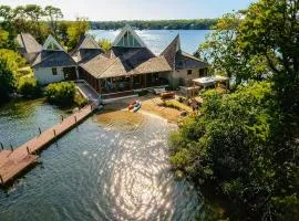 Panoramic Bali-Style Retreat on Wequaquet Lake