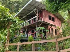 Cabaña privada frente al mar