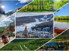 Perfect Tremblant Stay, Fast WIFI & Free parking