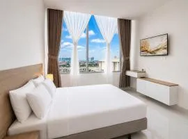 Elegante Apartamento en Torre Milenium La Aurora con Vista Urbana y Espacios Familiares Premium
