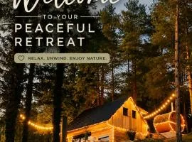 Secluded Romantic Cabin · Hot Tub & Barrel Sauna