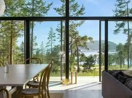 Architect Villa By Cliff Bathing In High Coast