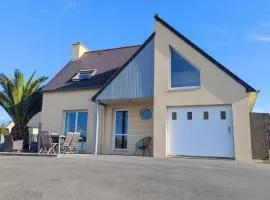 Maison de vacances bord de mer Sibiril Moguériec finistère la villa Léonie
