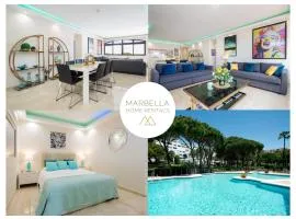 MARBELLA HOME RENTALS - Beachfront Luxury Apartment, 5BR Playas del Duque