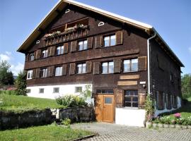 Gästehaus Wiesenhof, hótel í Schwarzenberg im Bregenzerwald
