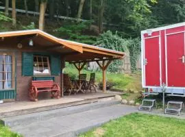 Ferienholzhaus Strandbude mit Terrasse