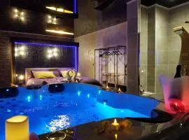 Suite Calypso romantique avec jacuzzi privé