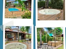 Casa com Jacuzzi Aquecida em Capitólio Charme e Aconchego