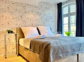 Schloss-Loft komfortables Studio im Altbau mit Schlossblick, Waschmaschine, Küche