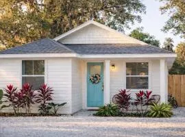 Encanto - Tropical Boho Home with Fenced Yard & 2 King Beds Near Historic Downtown and Short Drive to Beach