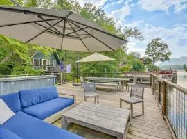 Waterfront Lake Lure A-Frame w/ Dock & Scenic Deck