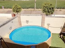 Chalet in Rivero de Posadas with Pool