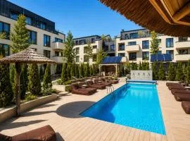 Maluno vilos apartamentas su terasa