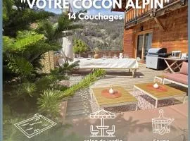 Chalet La Tanière 14 Pers - piscine chauffée et sauna - Vars Saint Marcellin