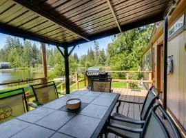 Private Dock & Furnished Deck! Cozy Belfair Escape