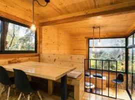 M Refugio 6 personas Tinaja Bosque Cerca centro de ski