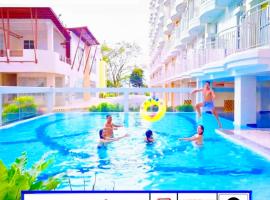 Tagaytay HideAway 2-Bedroom Sleeps 12 max in CITYLAND Prime Condo with Big Living room, Kitchen, Free Swimming Pool, 2 Parking, Wi-Fi, Netflix, Disney Plus, Best View-Deck, hotel a Tagaytay