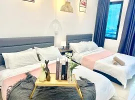D 1-5Pax Cozy Home Trefoil Setia Alam 3bed Wifi &TV Shah Alam Setia City Mall