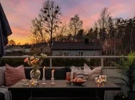Elegant villa med relaxavdelning nära Stockholm