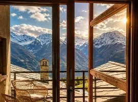 Historic Chalet At 1600M With Mountains Views