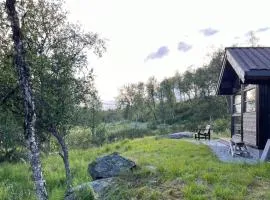 Moderne Ålhytte Ved Foten Av Reinskarvet