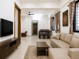 Newly built Spacious & Luxurious 1650 sft 2BHK with AC, fully functional kitchen, car parking in Tirupati near Railway Station, hotel a Tirupati