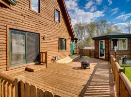 Family + Group Friendly | Modern Log Cabin Home