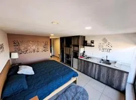 S07 KING Premium Suite TEC CEM con Cocineta WiFi Balcón Parking Terraza