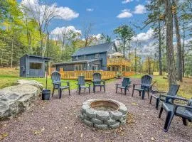 Cabin Sleeps 16 Hot Tub Sauna Outdoor Shower Theater Game Room on 3 acres