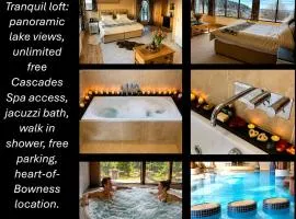 The Penthouse Bowness Tranquil Loft Jacuzzi Bath & Complimentary Cascades Spa Membership