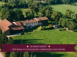 Le Moun Mazet gîte rural 3 étoiles, CLIM, Nature, 6 personnes