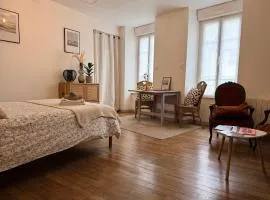 Idéal couple & pro centre calme, wifi, proche gare