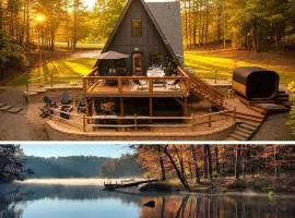 LUXE-Lakefront Home, Private Dock, Hot Tub, Sauna, Fire Pit, Canoe, Paddle Boards, Infinity Game Table, Epic Mtn & Lake Views, Universal EV Station