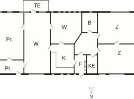 7 person holiday home in Ølgod
