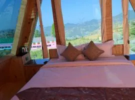 The pahari prism A-frame StarGazing cabin