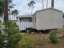 Sous les Pins dans camping 4 étoiles MH familial 322 6 à 8 couchages 2 salles de bain 2 WC