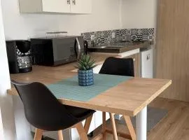 Studio avec extérieur