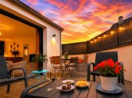 Plein centre Auray - Spacieux duplex T2 avec grande terrasse ensoleillée